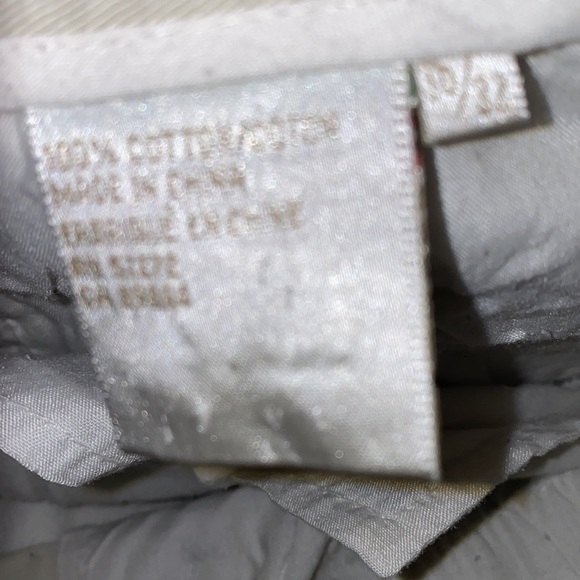 Perry Ellis Ivory 100% cotton Chinos. Pleated front. 36x30. EUC. - Picture 4 of 4